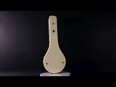 Các vỏ banjo vỏ cứng với 5 ổ khóa kích thước tiêu chuẩn và nội thất đệm bọt