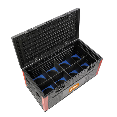 Vỏ nhựa HDPE Led Par Flight Case PE Thiết bị chiếu sáng Logo tùy chỉnh