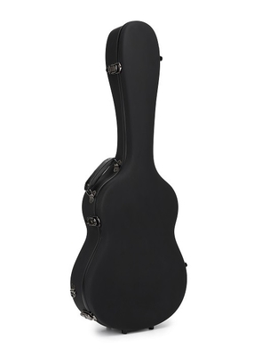 PVC Matte Black Leather Fiberglass Guitar Hộp cứng có dây đeo ba lô