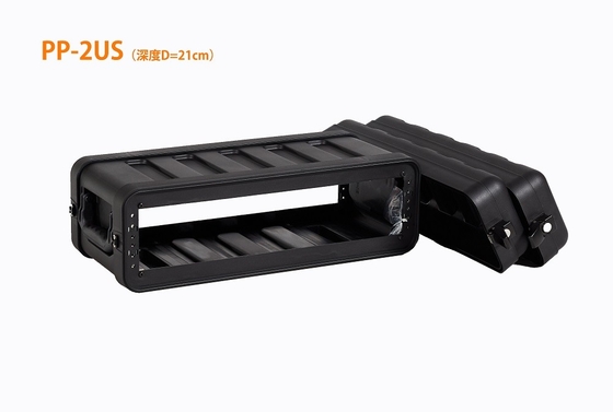 Nhiệm vụ nặng nề 19 inch Rack Case Bảo vệ tác động Dễ dàng mang theo