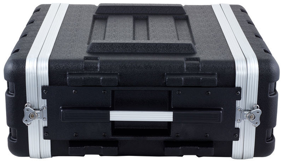 4U ABS rack case với cửa có thể tháo rời trên cùng và tay cầm bên
