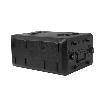 Easy Carry 4U 4 Space Shallow Rack Case Black PE 10 &quot;Sâu không thấm nước