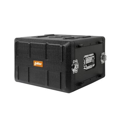 Màu đen 6U Flight Rack Mount Road Case Chiều sâu PE 15 &quot;cho Bộ khuếch đại âm thanh