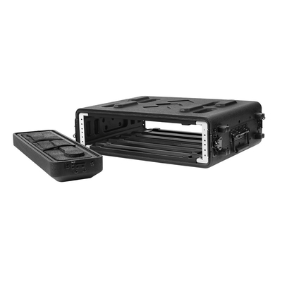 PE 15 &quot;Sâu 2U Rack Mount Case Flight Rack cho Bộ thu / Bộ xử lý micrô
