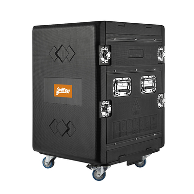 Guider Polyethylene 20 &quot;Depth 16U Flight Rack Case With Wheels