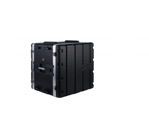 2 Tay cầm Hộp đựng Giá đỡ 19 inch ABS 12U Khóa xoắn x 4