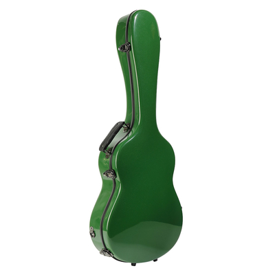Vỏ đàn guitar vỏ cứng cổ điển màu xanh lá cây Hộp đựng đàn bằng sợi thủy tinh 39 inch chống áp lực