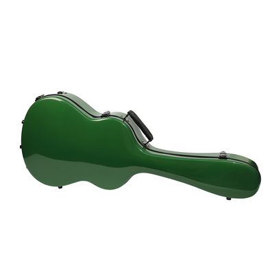 Vỏ đàn guitar vỏ cứng cổ điển màu xanh lá cây Hộp đựng đàn bằng sợi thủy tinh 39 inch chống áp lực