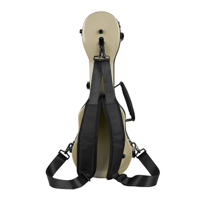10 màu sắc Fiberglass Soprano Ukulele Hard Case Lót nhung mềm
