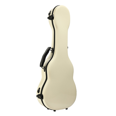Vỏ cứng bằng sợi thủy tinh Tenor Ukulele chống áp lực Màu ngà