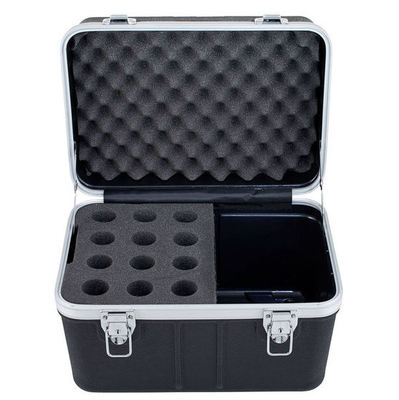 12 cái ABS Microphone Không dây Hộp đựng Máy bay Nhôm và Bọt
