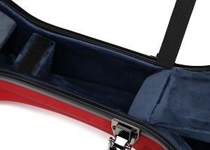 Giá đỡ đàn guitar cổ điển bằng sợi thủy tinh màu đỏ mờ