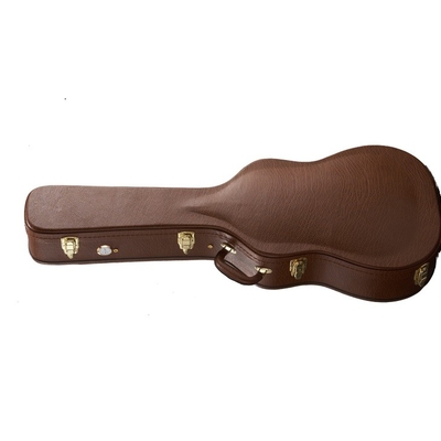 Hộp đựng đàn guitar bằng ván ép màu nâu 38'' Lớp lót sang trọng cổ dày 13cm