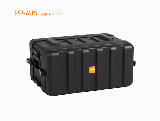 Hai tay cầm Hộp đựng giá đỡ 4U với chốt khóa độ sâu 9,8 inch