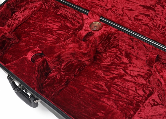 Hộp đựng đàn violin đôi sang trọng bằng sợi thủy tinh có khóa lót lụa