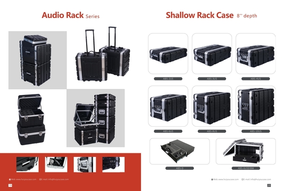 Slim 3U Rackmount Case cho AV và IT Gear 19 inch rộng